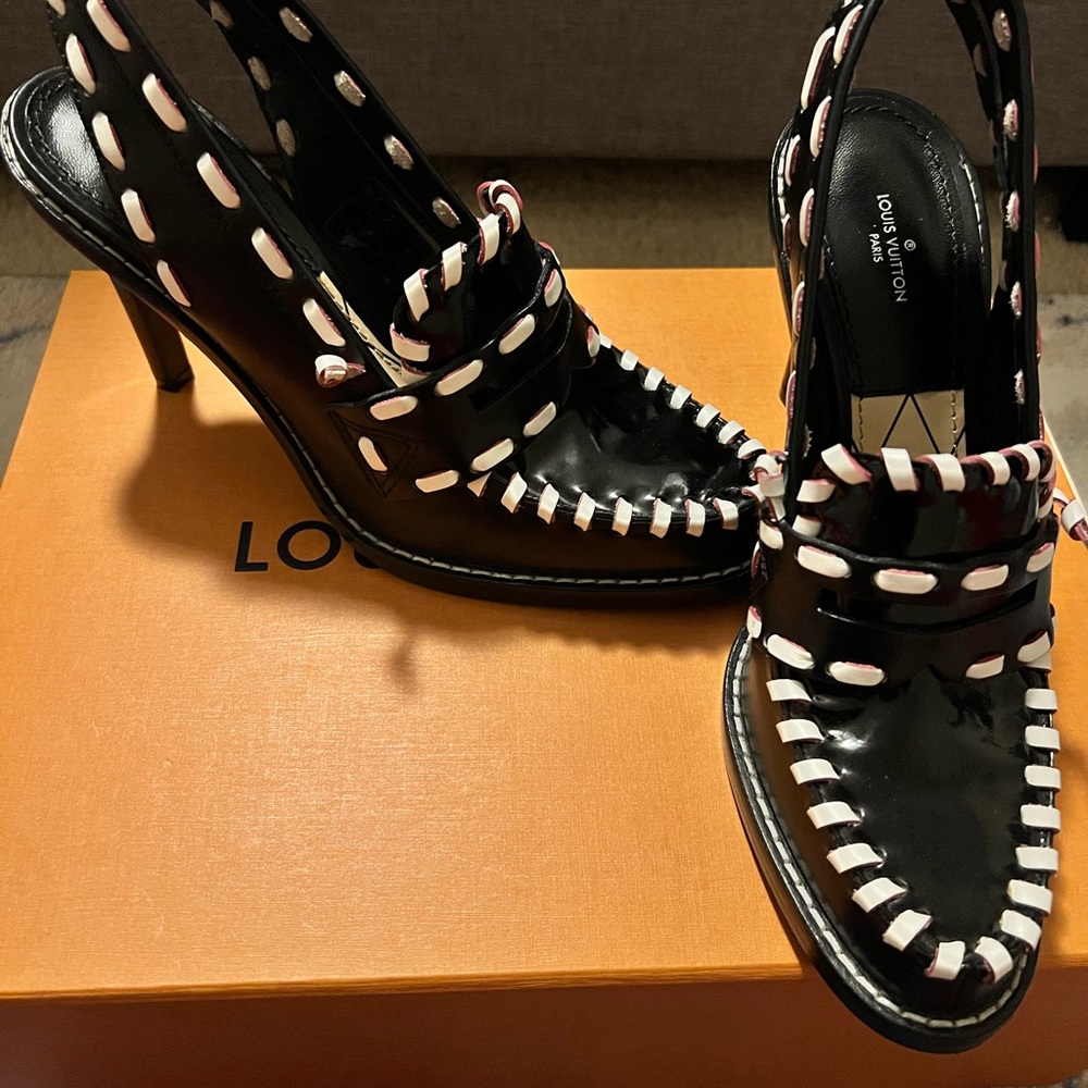 Louis Vuitton Monochrome Heels